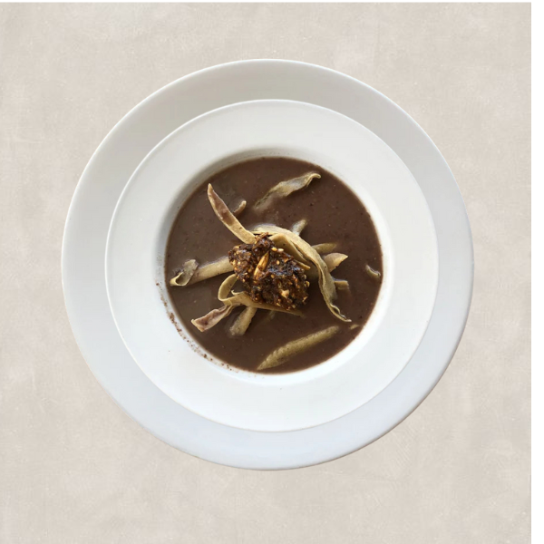 Crema de ayocote arcoíris