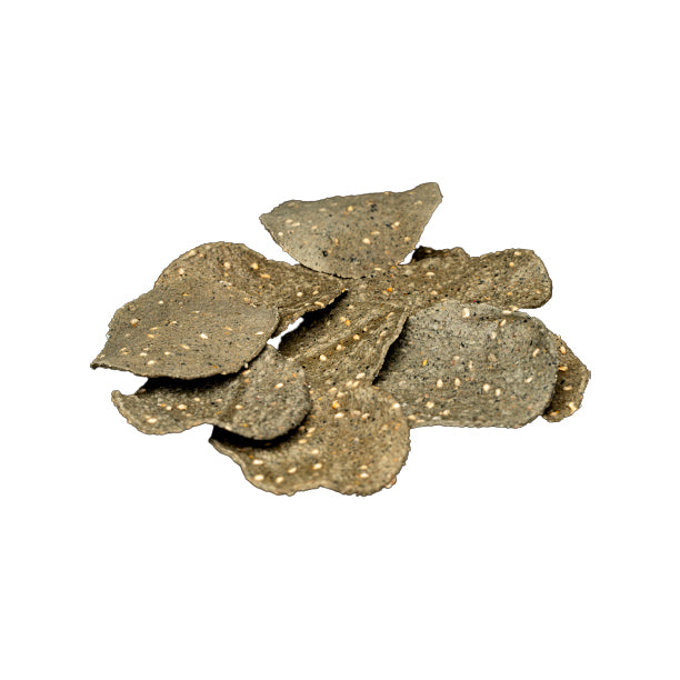 CAJA DE 16 PIEZAS: TOTOPOS HORNEADAS DE MAÍZ AZUL CRIOLLO (300g)