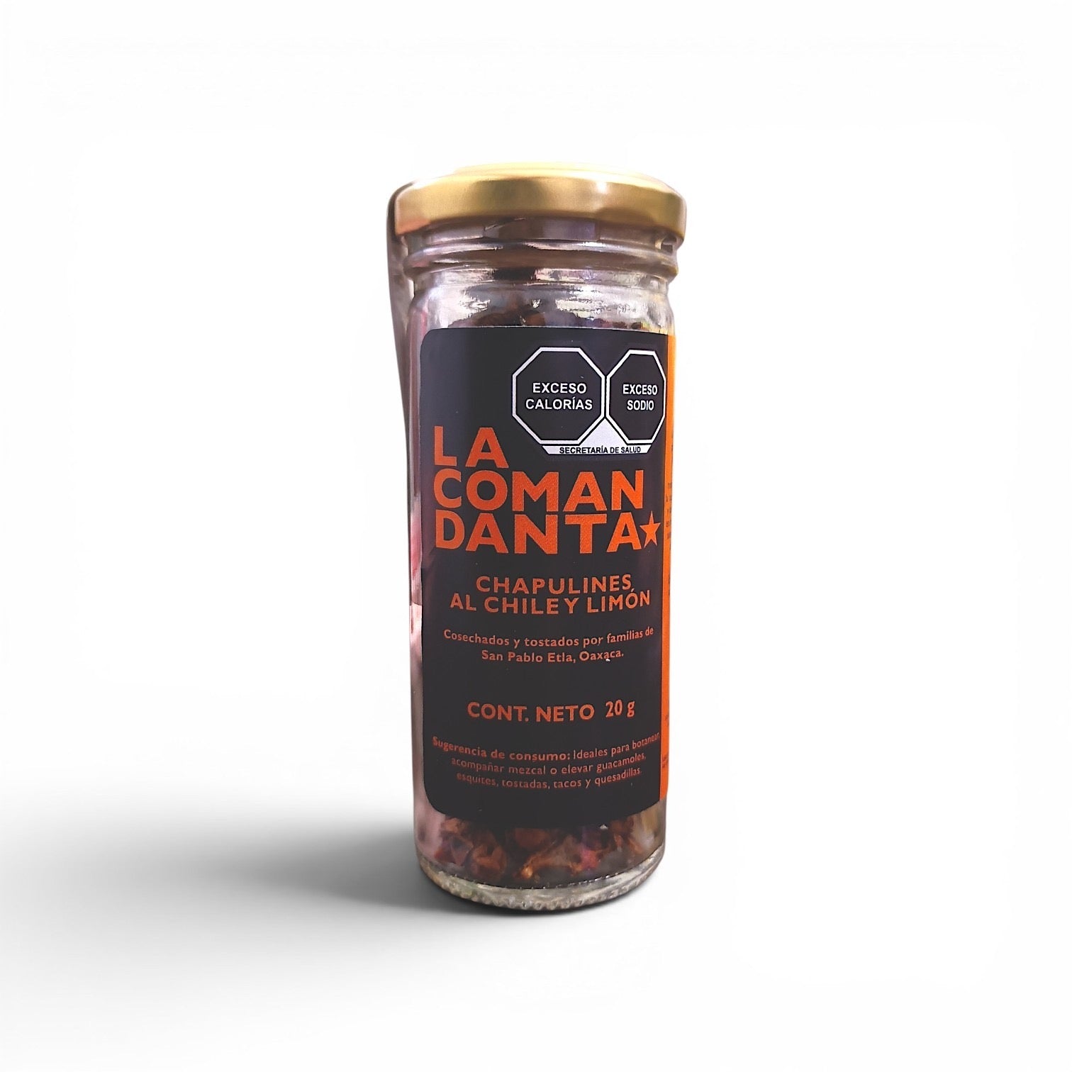 CHAPULINES AL CHILE Y LIMÓN (20g)