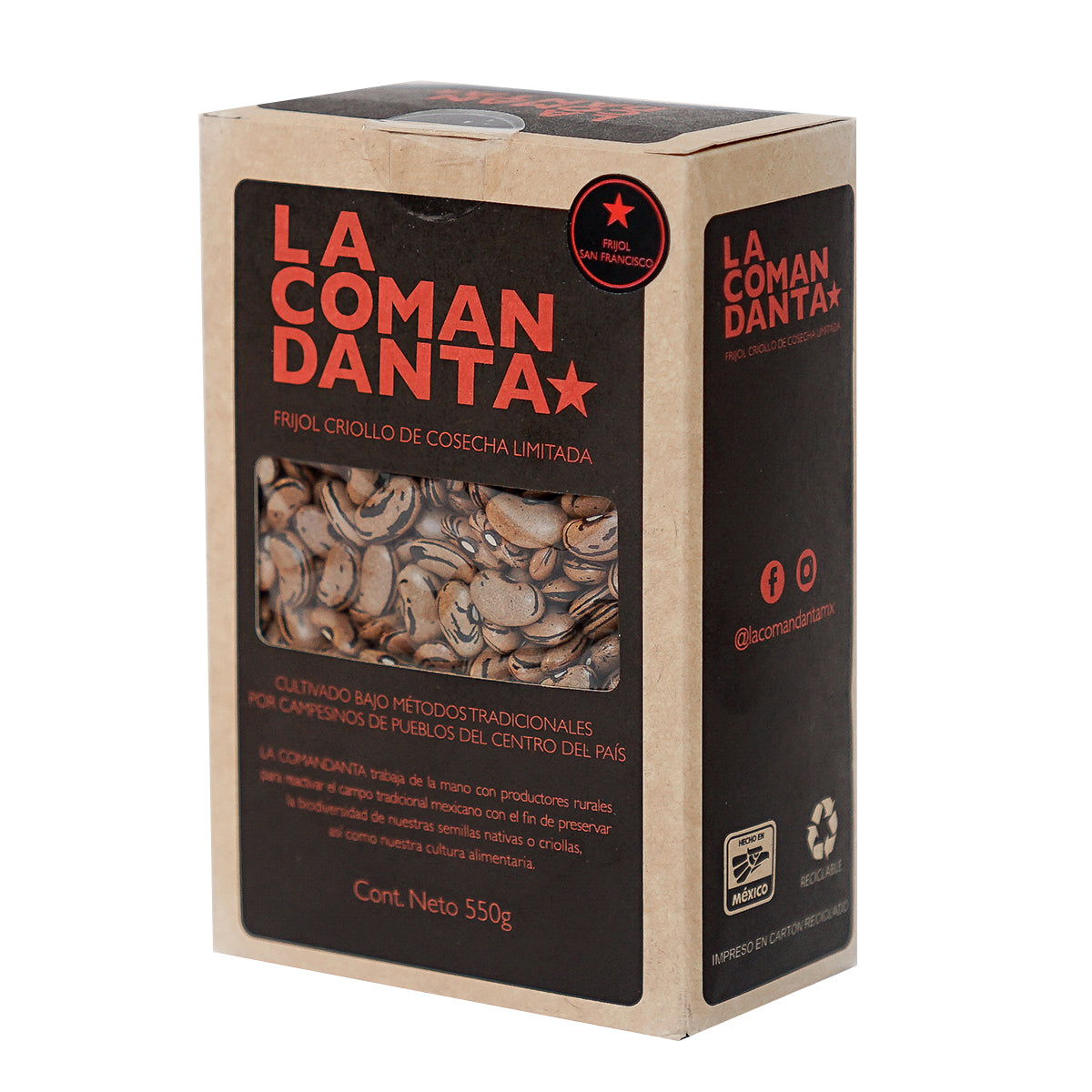 FRIJOL SAN FRANCISCO DE COSECHA LIMITADA (550g)