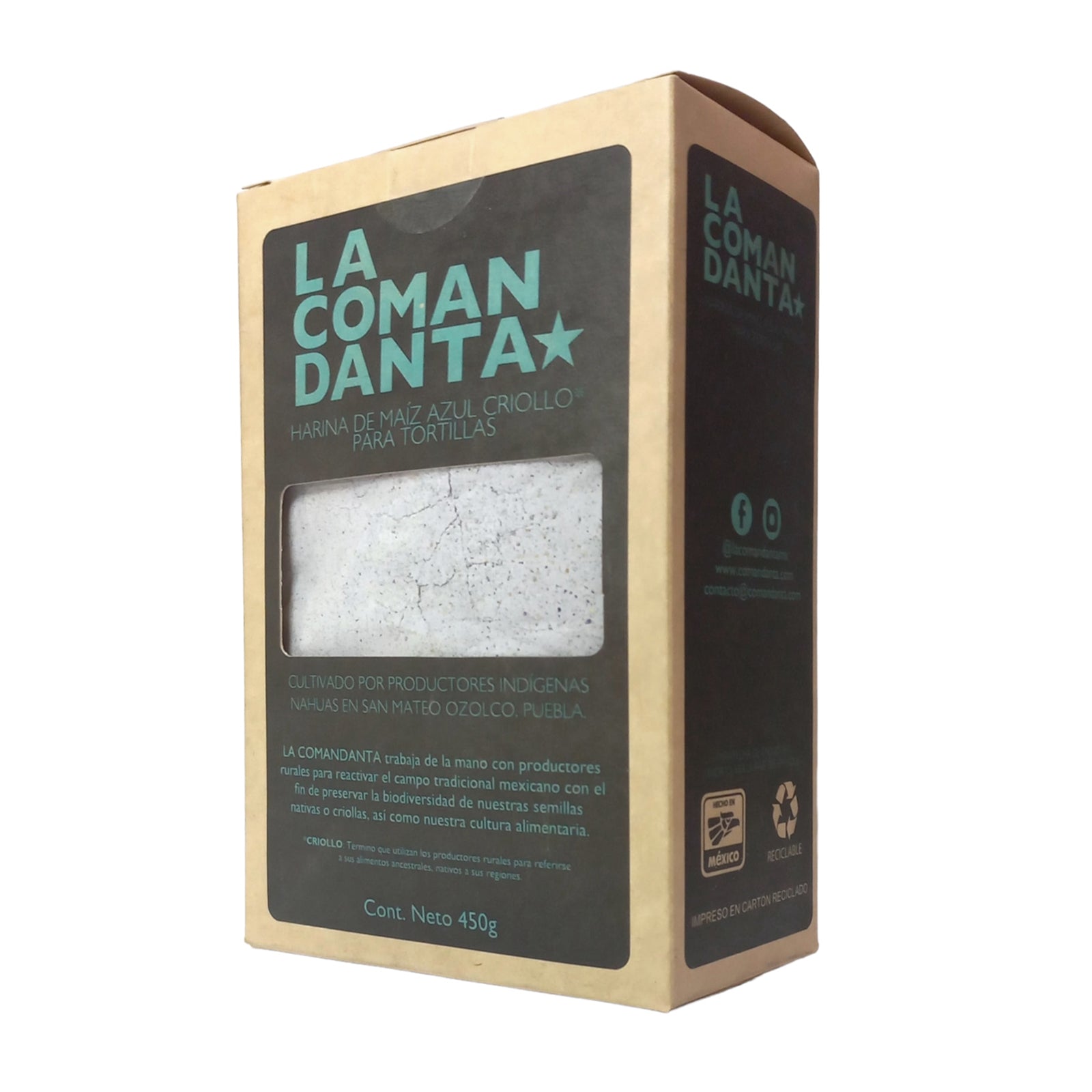 HARINA DE MAIZ AZUL CRIOLLO (450g)