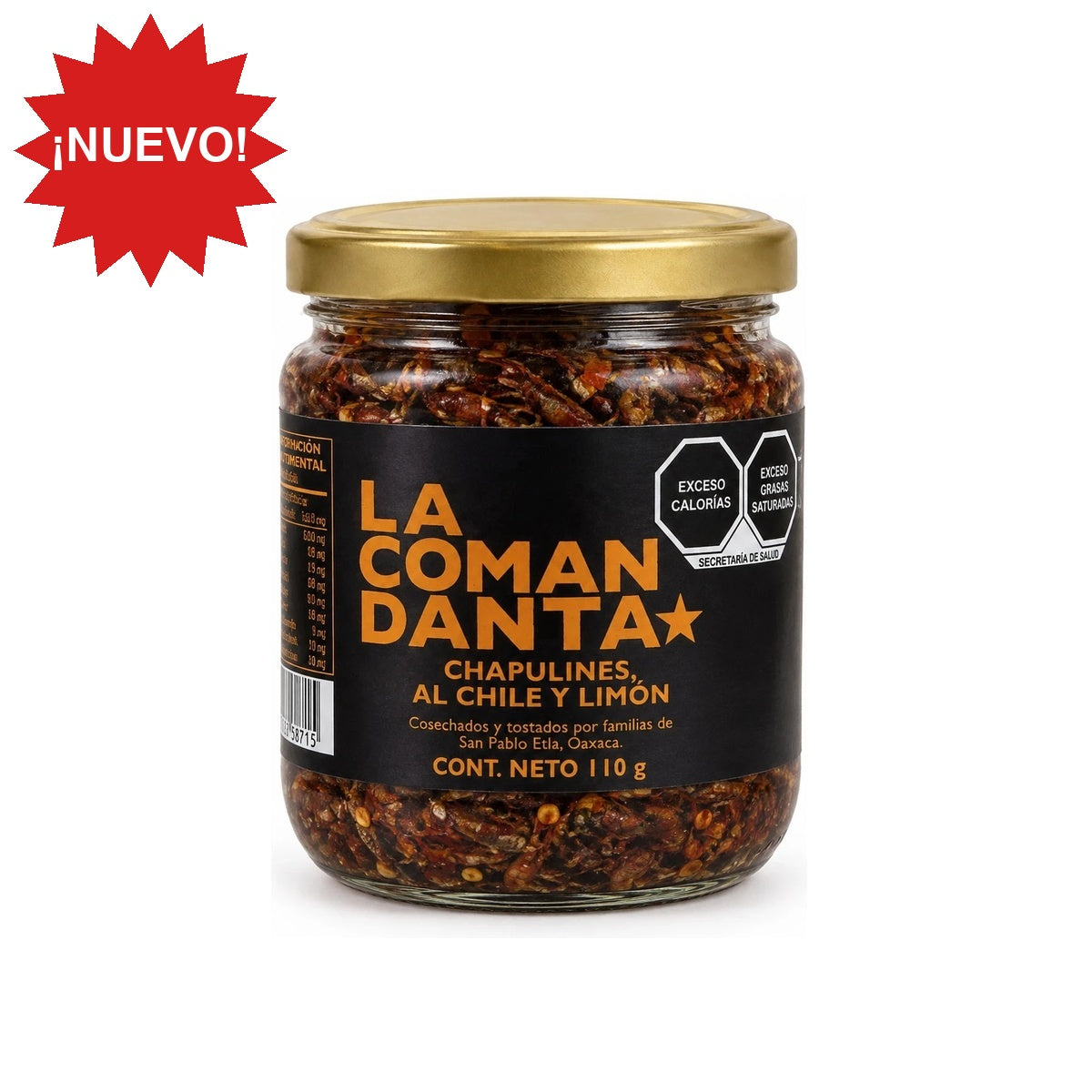 CHAPULINES AL CHILE Y LIMÓN (110g)