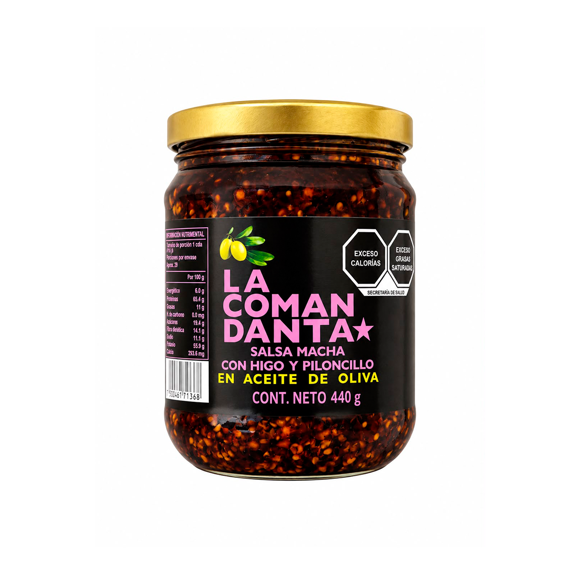 SALSA MACHA CON HIGO Y PILONCILLO (440g)